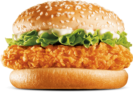 toppng.com chicken burger non veg burger 442x305
